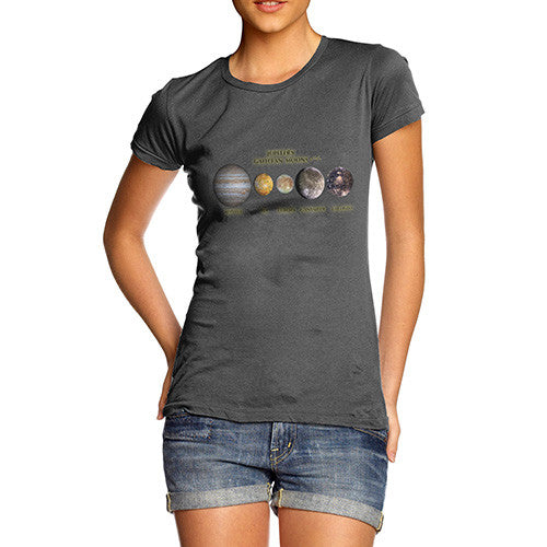Women's Galileo's Moons of Jupiter T-Shirt