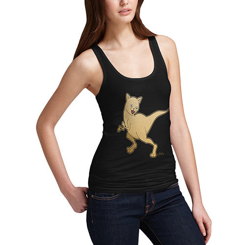 Women's Dinosaur Kitty Tank Top