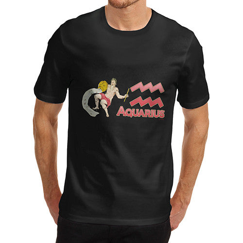 Men's Aquarius Zodiac Sign T-Shirt