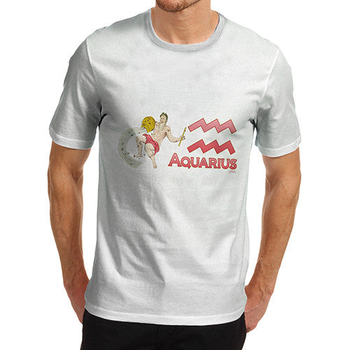 Men's Aquarius Zodiac Sign T-Shirt