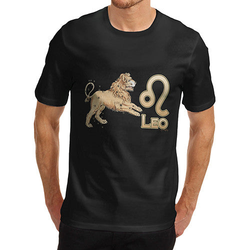 Men's Leo Zodiac Astrological Sign T-Shirt