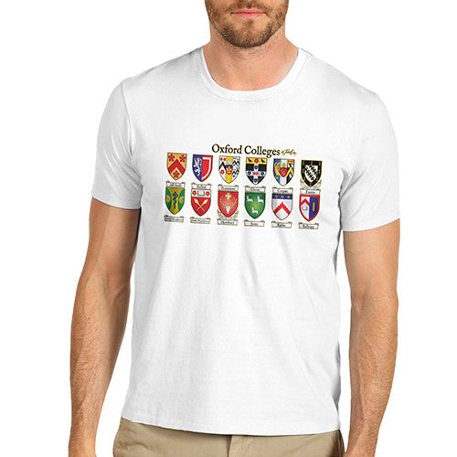 Men's Oxford Colleges Crest Blazon T-Shirt