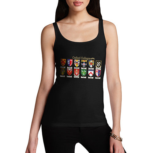 Women's Oxford Colleges Crest Blazon Tank Top