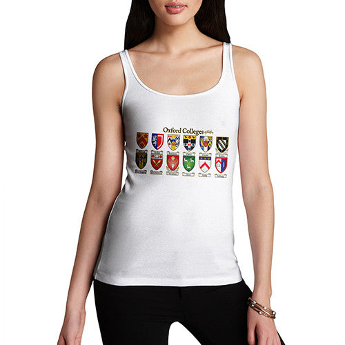 Women's Oxford Colleges Crest Blazon Tank Top