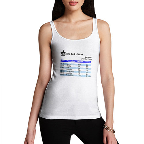 Women's Bank Of Mum Tank Top