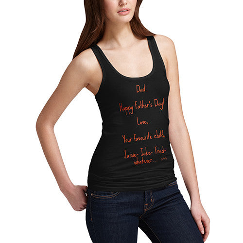 Women's Happy Father's Day Tank Top