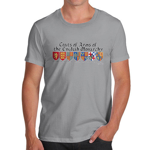 Men's English Monarchy Coat Of Arms T-Shirt