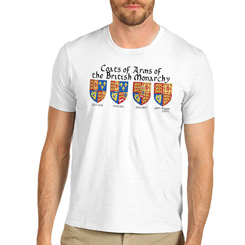 Men's British Monarchy Coats Of Arms T-Shirt