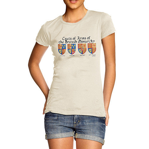 Women's British Monarchy Coats Of Arms T-Shirt