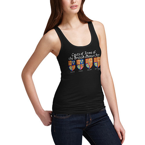 Women's British Monarchy Coats Of Arms Tank Top