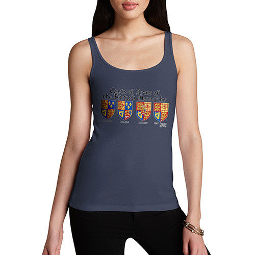 Women's British Monarchy Coats Of Arms Tank Top