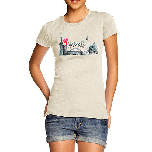 Women's I Love Newcastle T-Shirt