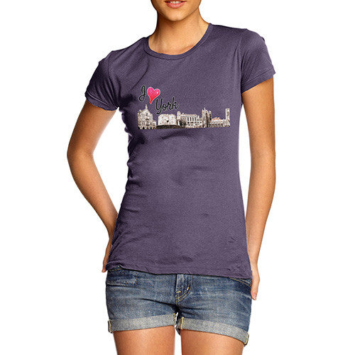 Women's I Love York T-Shirt