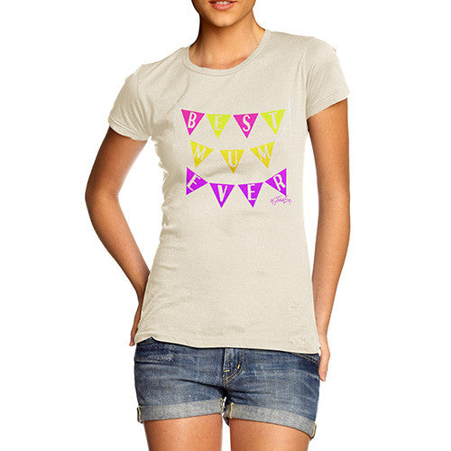 Women's Best Mum Bunting T-Shirt