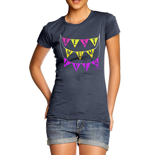 Women's Best Mum Bunting T-Shirt