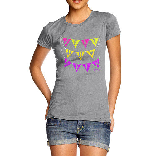 Women's Best Mum Bunting T-Shirt