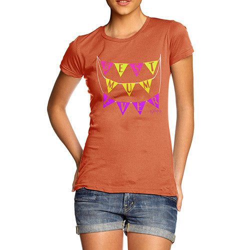 Women's Best Mum Bunting T-Shirt