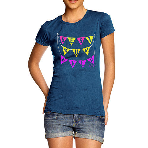 Women's Best Mum Bunting T-Shirt