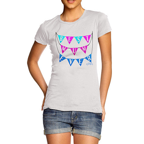 Women's Best Mum Bunting T-Shirt