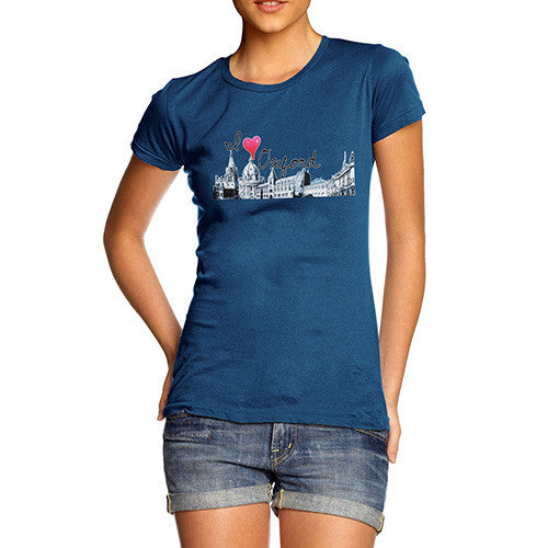 Women's I Love Oxford T-Shirt