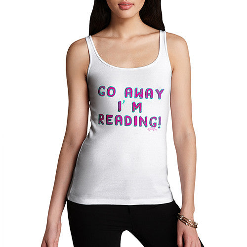 Women's Go Away I'm Reading Tank Top