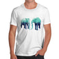 Men's Blue Elephants T-Shirt