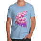 Men's Pink Elephants On Parade T-Shirt