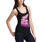 Women's Pink Elephants On Parade Tank Top