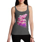 Women's Pink Elephants On Parade Tank Top