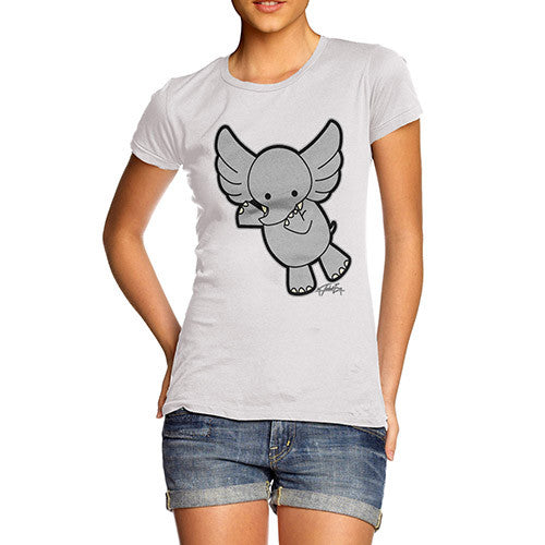 Women's Flying Elephant T-Shirt