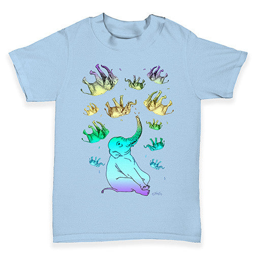 Elephant Rainbow Baby Toddler T-Shirt