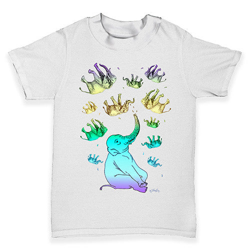 Elephant Rainbow Baby Toddler T-Shirt