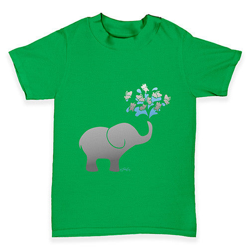 Elephant Fountain Baby Toddler T-Shirt