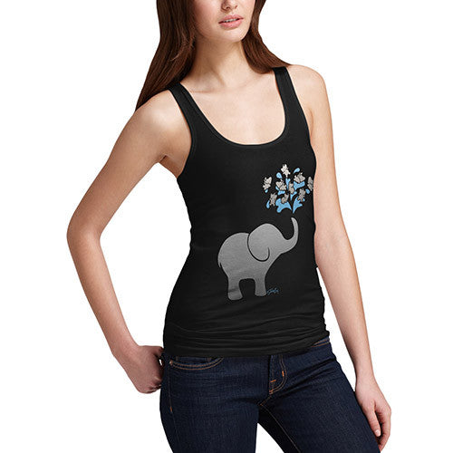 Women's Elephant Fountain Tank Top