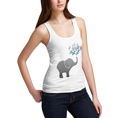 Women's Elephant Fountain Tank Top