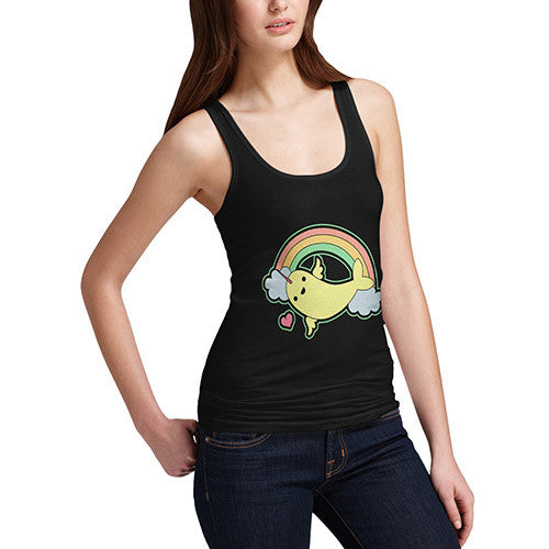 Women's Narwhal Rainbow Fantasy Print Tank Top