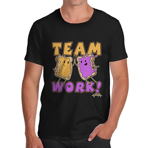 Men's PB & J Peanut Butter And Jelly Team Work T-Shirt