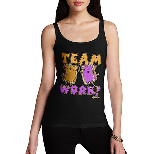 Women's PB & J Peanut Butter And Jelly Team Work Tank Top