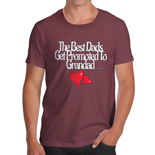 Men's Dads Promoted to Granddad T-Shirt