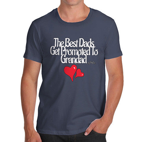 Men's Dads Promoted to Granddad T-Shirt