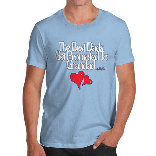 Men's Dads Promoted to Granddad T-Shirt