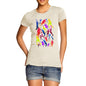 Women's Basketball Rainbow Pattern T-Shirt