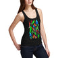 Women's Basketball Rainbow Pattern Tank Top