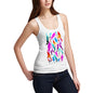 Women's Basketball Rainbow Pattern Tank Top