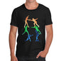 Men's Rainbow Fencing Pattern T-Shirt