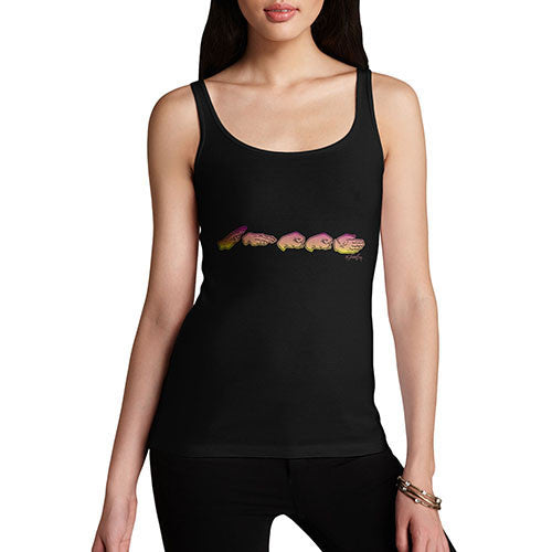 Women's Music In Sign Language Tank Top