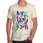 Men's Cricket Silhouette Pattern T-Shirt