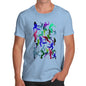 Men's Cricket Silhouette Pattern T-Shirt