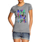 Women's Cricket Silhouette Pattern T-Shirt