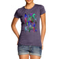 Women's Cricket Silhouette Pattern T-Shirt